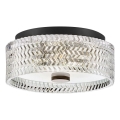 Hinkley - Laevalgusti ELLE 2xE27/60W/230V d. 30,5 cm must
